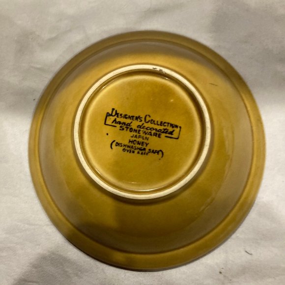 Designers Collection Honey Pattern Japan  Set of 2 Coupe Cereal Soup Bowls - Picture 4 of 5